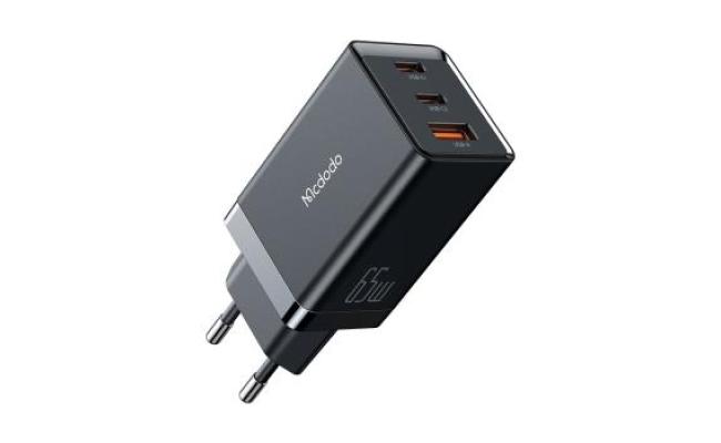 Mcdodo CH-1540 GaN5 PRO 65W 65 Watt Mini Charger Dual Output USB-C PD USB-A Fast Charger